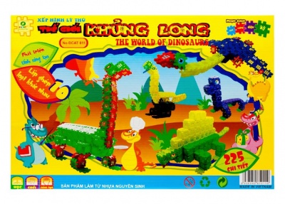 lovely kid  - Lovely Kid - Thế giới khủng long 225 mảnh ghép