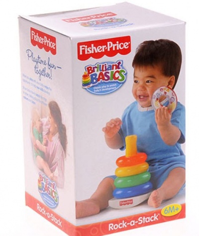 thap xep chong fisher price - Tháp xếp chồng Fisher Price